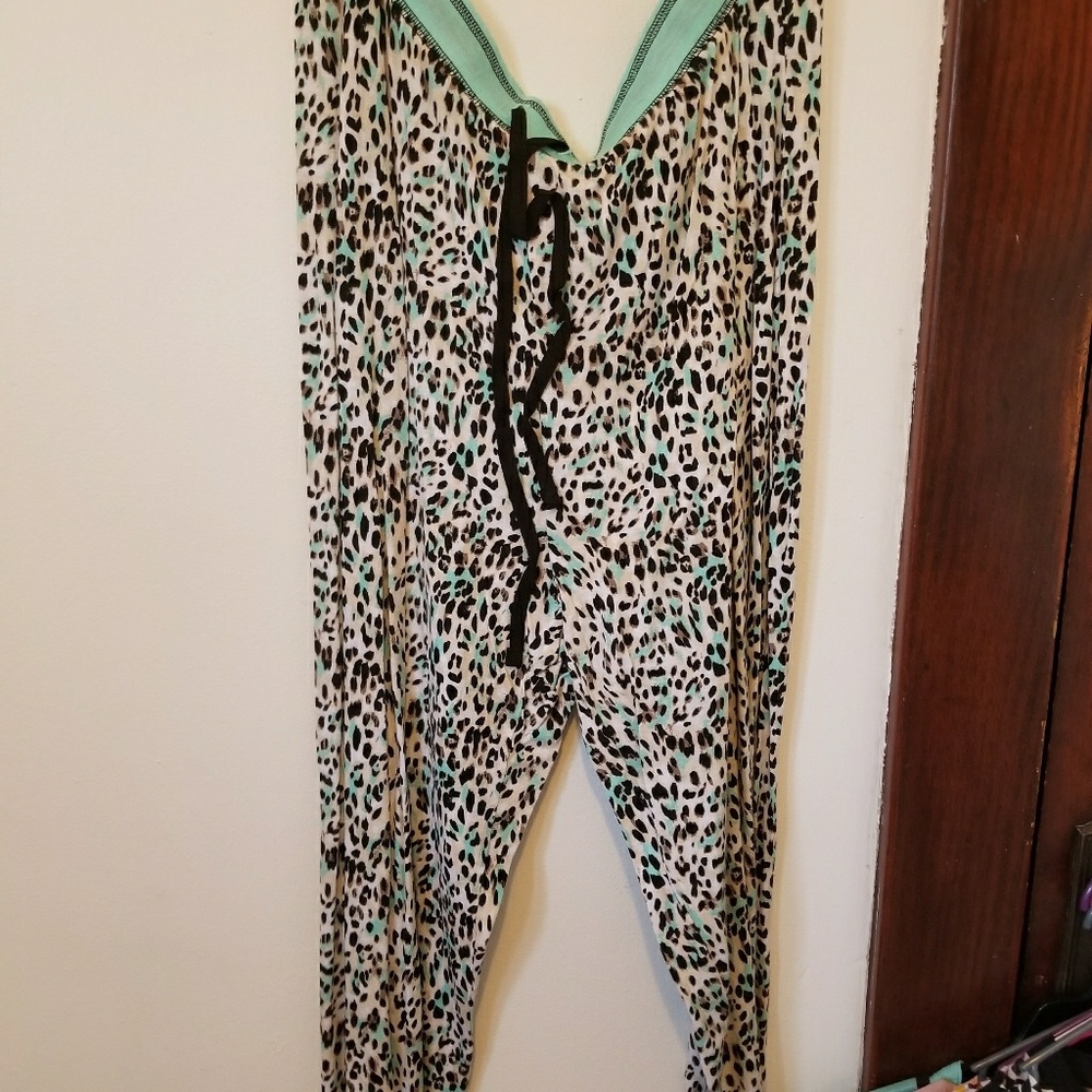 Cheetah print pants